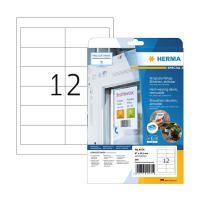 Väderbeständiga folieetiketter A4 | 97 x 42,3mm | Herma 4574 | vit | 240st 230855