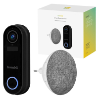 Hombli Smart Doorbell + Chime 2 | 1080p | svart HB081 LHO00049