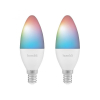 Hombli Smart lampa | E14 | C37 | RGBW | RGB + 2700K | 4.5W | dimbar (via app) | 2st HB078 LHO00067 - 2