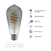Hombli Smart lampa | E27 | ST64 | Smokey | 1800K-6500K | 5.5W | dimbar (via app) HB069 LHO00038 - 4