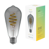 Hombli Smart lampa | E27 | ST64 | Smokey | 1800K-6500K | 5.5W | dimbar (via app) HB069 LHO00038 - 1