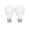 Hombli Smart lampa | E27 | justerbar vit | 2700K-6500K | 9W | dimbar (via app) | 2st HB047 LHO00061 - 2