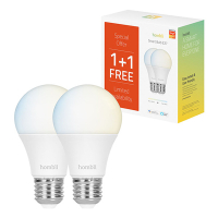Hombli Smart lampa | E27 | justerbar vit | 2700K-6500K | 9W | dimbar (via app) | 2st HB047 LHO00061