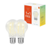 Hombli Smart lampa | E27 | varmvit | 2700K | 7W | dimbar (via app) | 2st HB109 LHO00063 - 1