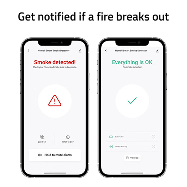 Hombli Smart smoke detector | grå HBSA-0108 500759 - 8