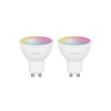 Hombli Smart spotlight | GU10 | RGBWW | RGB + 2700-6500K | 5W | dimbar (via app) | 2st HB051 LHO00065 - 2