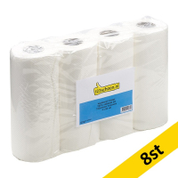Hushållspapper 2-lag | 123ink | 8 x 50 ark SDR06025