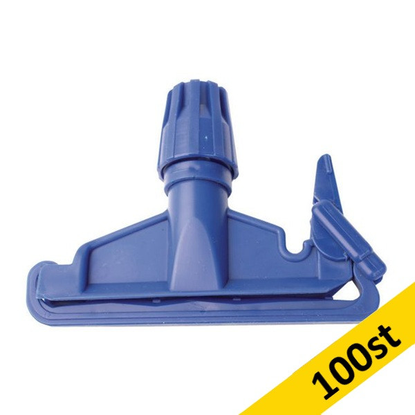 Hållare till garnmopp | plast | blå | HT | 100st SE200088 - 1