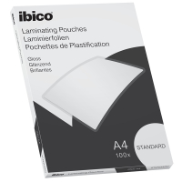 Lamineringsfickor A4 125 mik. | blank | IBICO 100st 427192
