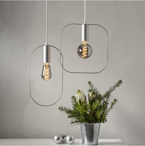 Inomhusdekoration Shape Hängande | 20x38cm | silver [Star Trading] 707-41 501726 - 2