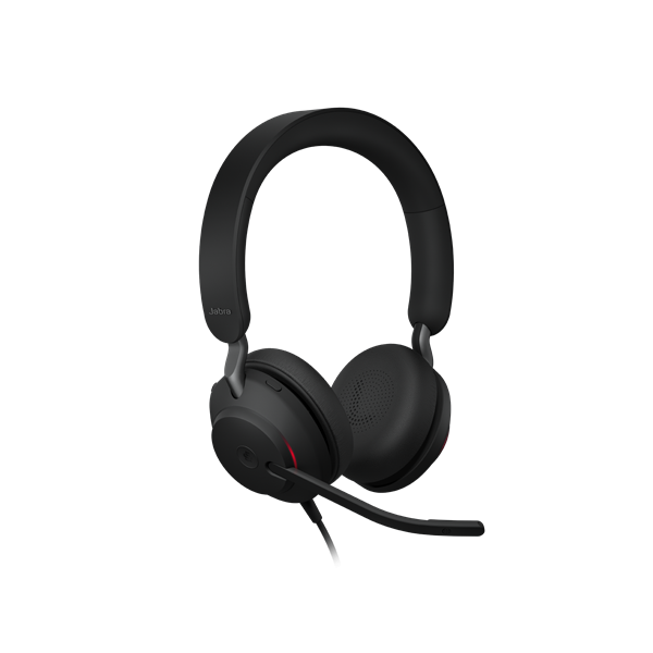 Jabra Evolve2 40 MS USB-ansluten Stereo Headset, svart 24089-999-999 361338 - 1