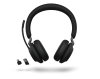 Jabra Evolve2 65 MS Trådlöst Mono Headset med Laddstation, svart 26599-899-989 361340 - 2