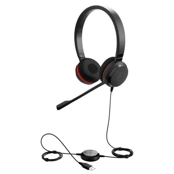Jabra Headset Stereo | Jabra Evolve 30 UC USB-ansluten | svart 5399-829-309 361325 - 3