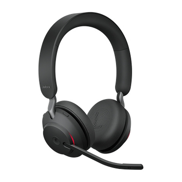 Jabra Headset trådlöst | Jabra Evolve2 65 MS Stereo (link 380a) | svart 26599-999-999 361343 - 1