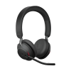 Jabra Headset trådlöst | Jabra Evolve2 65 MS Stereo (link 380a) | svart 26599-999-999 361343 - 1