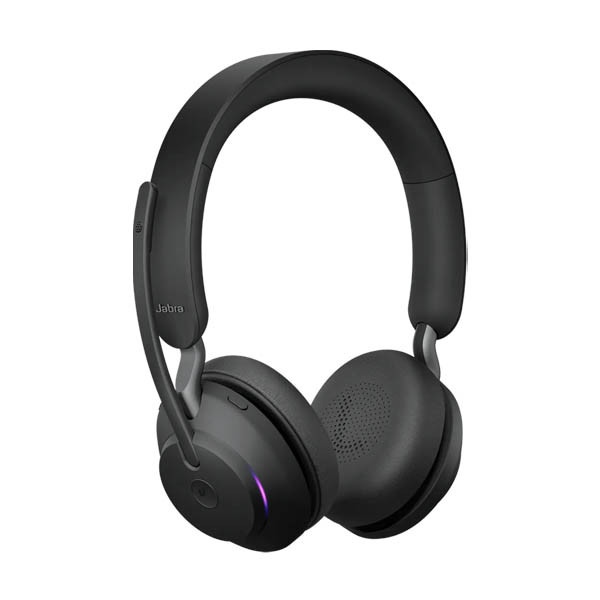 Jabra Headset trådlöst | Jabra Evolve2 65 MS Stereo (link 380a) | svart 26599-999-999 361343 - 2