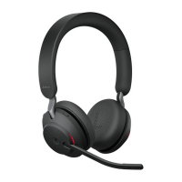 Jabra Headset trådlöst | Jabra Evolve2 65 MS Stereo (link 380c) | svart 26599-999-899 361341