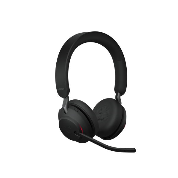 Jabra Headset trådlöst | Jabra Evolve2 65 UC Stereo (link 380a) | svart 26599-989-999 361342 - 1