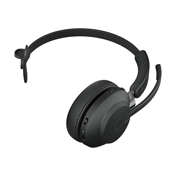 Headset trådlöst med laddstation | Jabra Evolve2 65 MS Mono | svart 361340 - 3
