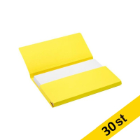 Arkivmapp Folio kartong | Jalema Secolor Pocket File | gul | 30st 234806