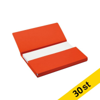 Arkivmapp Folio kartong | Jalema Secolor Pocket File | röd | 30st 234809