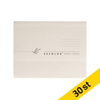 Arkivmapp Folio kartong | Jalema Secolor Tree Free Pocket File | grå | 30st 234803