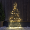Juldekoration Silhouette Folde Julgran | 90cm | silver [Star Trading] 857-35 501866 - 2