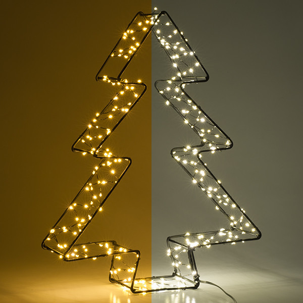 Julgran LED 36cm | extra varmvit & varmvit | svart [123ink] LDR07272 - 1