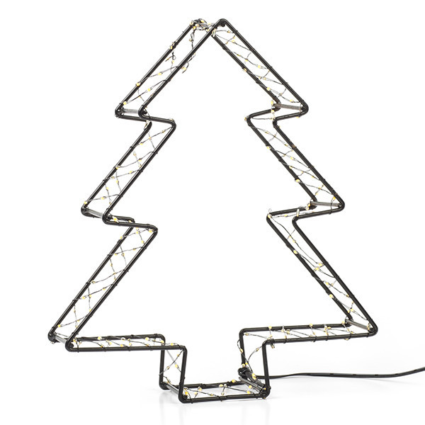 Julgran LED (batteridriven) 26cm | extra varmvit & varmvit | svart [123ink] LDR07286 - 2