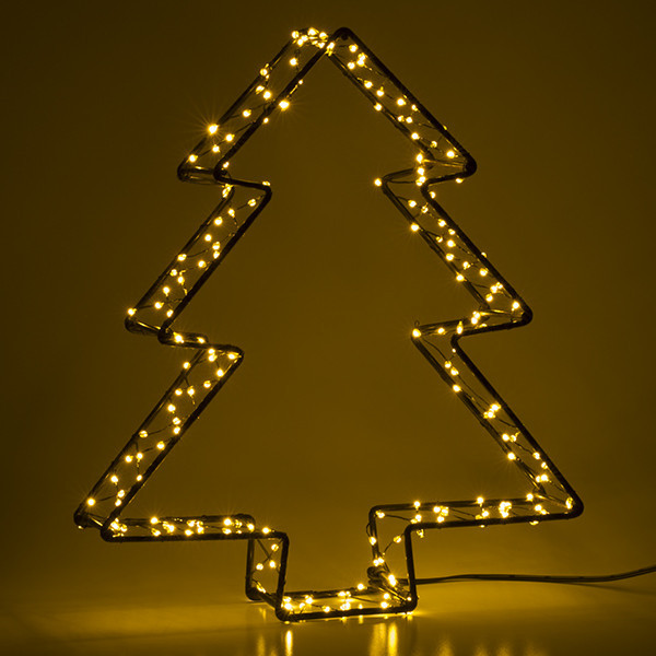 Julgran LED (batteridriven) 26cm | extra varmvit & varmvit | svart [123ink] LDR07286 - 3