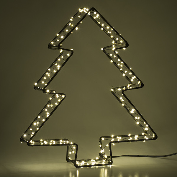 Julgran LED (batteridriven) 26cm | extra varmvit & varmvit | svart [123ink] LDR07286 - 4