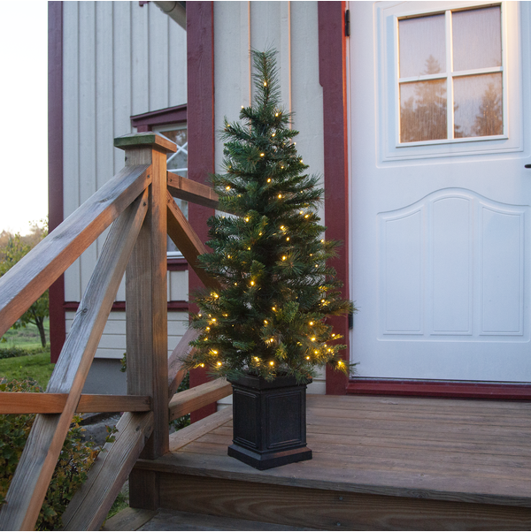 Julgran med LED | Hytta 120cm [Star Trading] 606-89 501921 - 2
