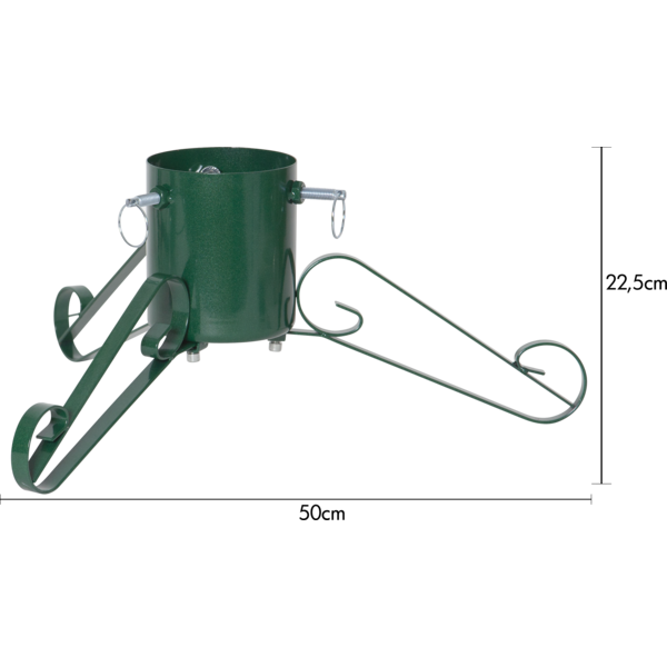 Julgransfot Granig Ø3.5-9cm | grön [Star Trading]⭐ 502205 - 3