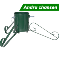 Julgransfot Granig Ø3.5-9cm | grön [Star Trading]⭐ 502205