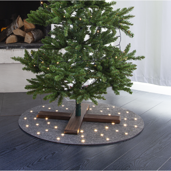 Julgransmatta Granne | grå [Star Trading] 607-09 501871 - 2