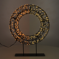 Julkrans på fot |  Ø28cm | svart [123ink] LDR07324