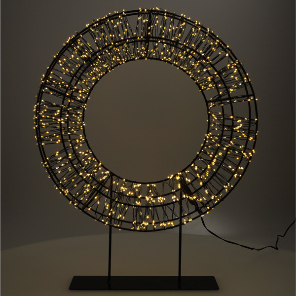 Julkrans på fot | Ø36cm | svart [123ink] LDR07325 - 3