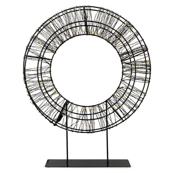 Julkrans på fot | Ø36cm | svart [123ink] LDR07325 - 4