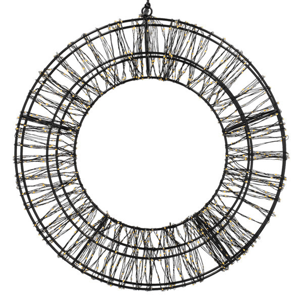 Julkrans utomhus | Ø36cm | svart [123ink] LDR07328 - 4