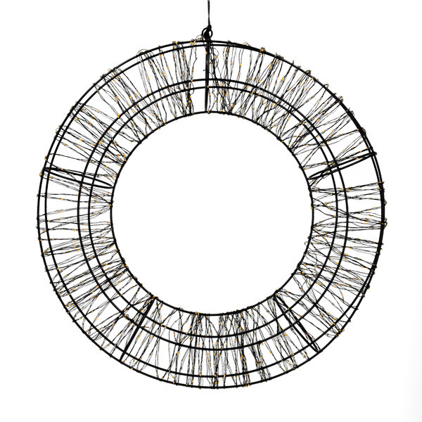 Julkrans utomhus | Ø48cm | svart [123ink] LDR07329 - 4