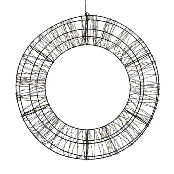Julkrans utomhus | Ø58cm | svart [123ink] LDR07330 - 4