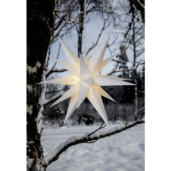 Julstjärna Alice för utomhusbruk | 57cm | vit [Star Trading] 505-10 361371 - 3