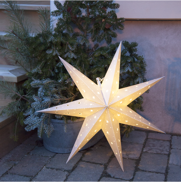 Julstjärna Alice för utomhusbruk | 60cm | vit [Star Trading] 505-01 361393 - 2