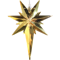 Julstjärna av metall | 35cm | Betlehem mässing [Star Trading] 711-00 500680