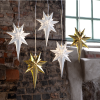 Julstjärna av metall | 35cm | Betlehem mässing [Star Trading] 711-00 500680 - 2