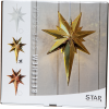 Julstjärna av metall | 35cm | Betlehem mässing [Star Trading] 711-00 500680 - 5