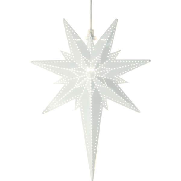Julstjärna av metall | 35cm | Betlehem vit [Star Trading] 711-48 500681 - 1