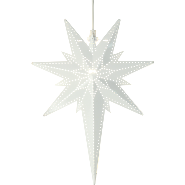 Julstjärna av metall | 35cm | Betlehem vit 711-48 500681 - 1