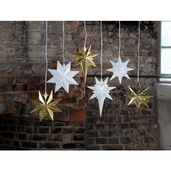 Julstjärna av metall | 35cm | Betlehem vit 711-48 500681 - 4
