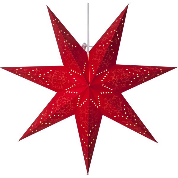 Julstjärna av papper | 51cm | Sensys Röd [Star Trading] 231-47-1 500684 - 1
